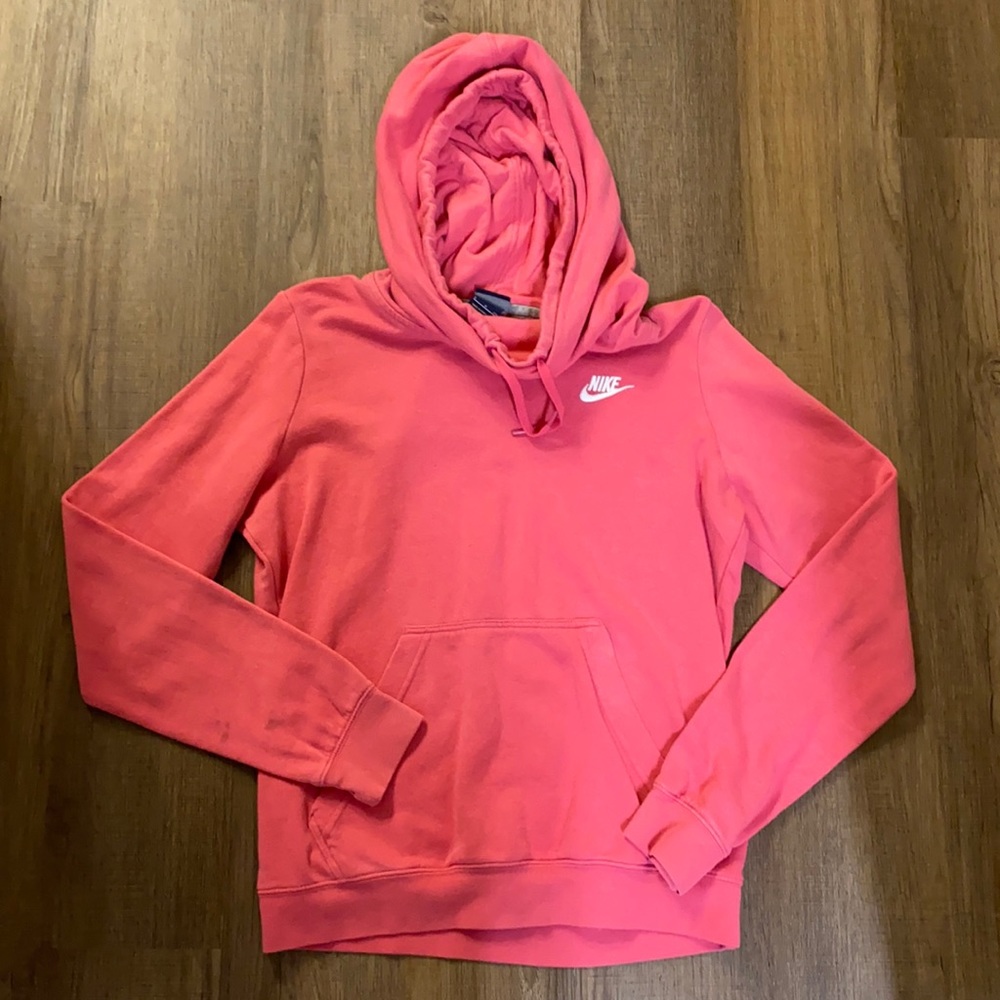 Pink Nike hoodie